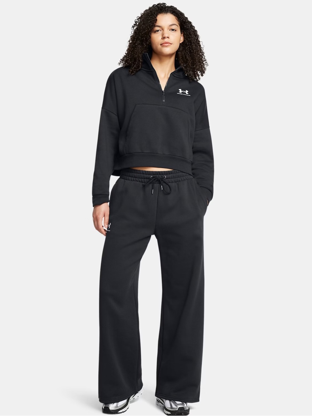 Under Armour UA Icon Fleece
Women's Wide Leg Pants - Black/white - Picture 7 of 10